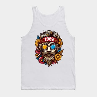 hippie woodstock 1969 Tank Top